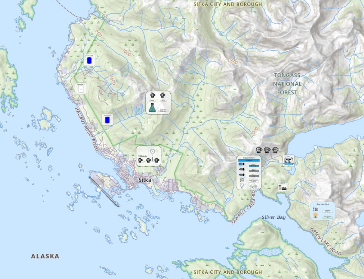 GIS Operations — Facility monitoring map