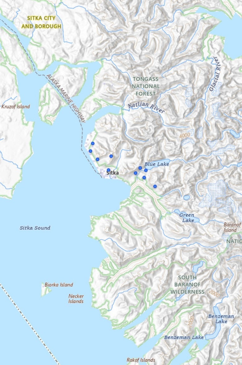 GIS Overview — Sitka infrastructure map